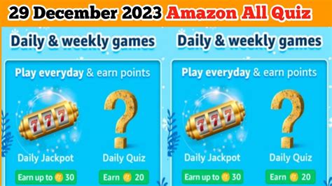 Amazon Quiz Answers Today 29 August 2024 .